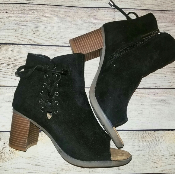 Charlotte Russe Shoes - Charlotte Russe Open Toe Booties